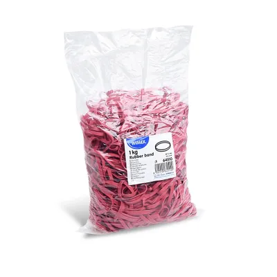Produktbild von Gumičky červené silné 5mm priemer 10cm 1kg