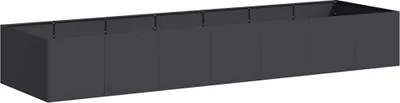 Zdjęcie produktu dla vidaXL Sadzarka czarna 280x80x40 cm stalowa