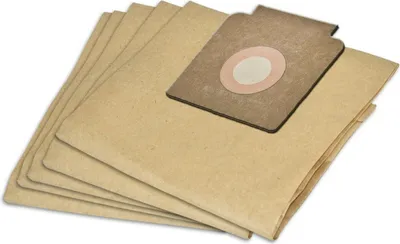 Immagine prodotto di Confezione da 5 sacchetti per aspirapolvere per Kärcher T 10/1, T 7/1 e T 9/1 Bp, sacchetti di carta