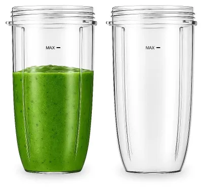 2er-Set Ersatzbecher 946 ml für NutriBullet Mixer 600/900 W