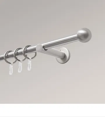 Produktbild von LYSEL® SET Kugel Stange Ø 16mm Edelstahl-Optik, Länge: 120cm