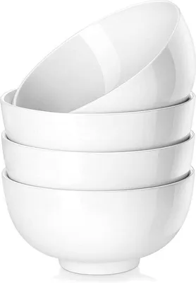 Obrázek produktu pro Porcelánová jídelní sada 6" krémově bílá, 750 ml, na cornflakes a polévku