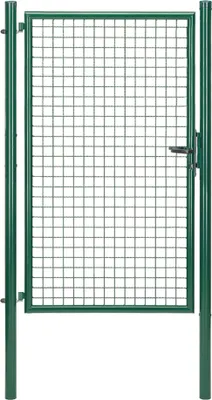 Produktbild von Alberts 600372 Wellengitter-Einzeltor | verschiedene Breiten und Höhen | verzinkt grün | Breite 102 cm | Höhe 175 cm