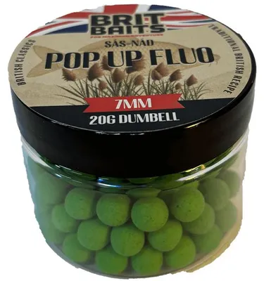Immagine prodotto di BritBaits, boilies galleggianti fluorescenti a forma di canna, diametro 7 mm