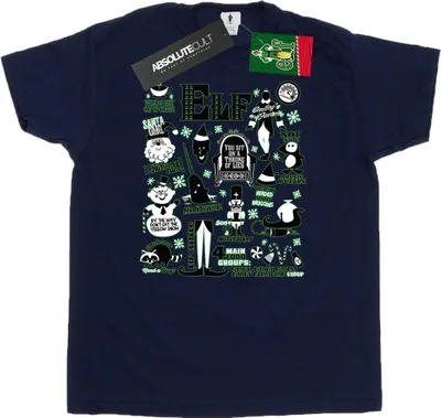 Produktbild von Elf - T-Shirt für Herren BI23844 (L) (Marineblau)