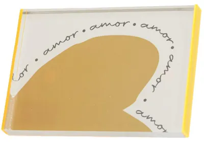 Immagine prodotto di HomeBound, cornice per foto geometrica, formato 13 x 18 cm, colore giallo
