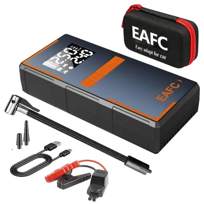 Immagine prodotto di Avviatore di emergenza, compressore d'aria, power bank, clip intelligente con custodia