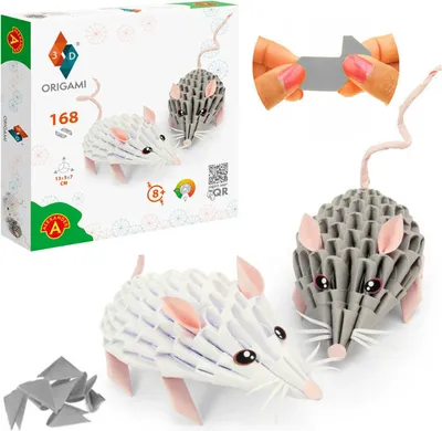 Produktbild von Alexander Toys 2567, Papier, Mehrfarbig, Einfarbig, Tiermuster, 8 Jahr(e), 130 mm
