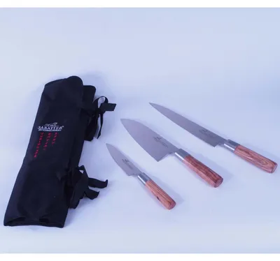 Zdjęcie produktu dla Lion Sabatier JAPONAIS Zestaw 3 noży z pochwą