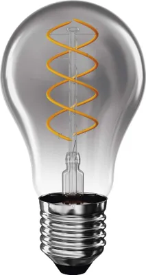 LED žárovka DECO SMOKED A60 / E27 / 4,5 W (19 W) / 180 lm / flame