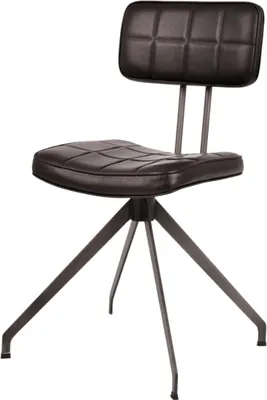 Produktbild von FURNLUX Esszimmerstuhl Ashton Dunkelbraun 50cm / Hauptfarbe: Braun / Abmessungen: 50 x 89 x 56 cm