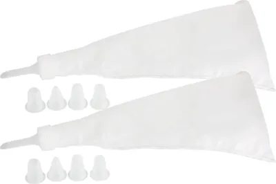 Image de Set de 2 poches à douilles avec embouts en plastique Zenker Smart Pastry