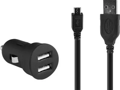Produktbild von Bigben Connected BC269106, Auto, Zigarettenanzünder, USB, Schwarz