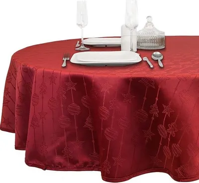 Produktbild von Unique Living - Raula Tischdecke - 180cm - Rot