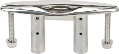 Immagine prodotto di gancio di sollevamento per imbarcazioni da 6 pollici, acciaio inox 316, banchina marina per impieghi gravosi con dadi di bloccaggio per yacht