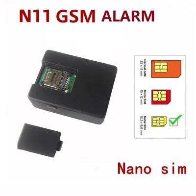Zdjęcie produktu dla N11 GSM Audio Monitor Sterowany głosem alarm z 2 mikrofonami Odbiór dźwięku wysokiej rozdzielczości Domowy system monitoringu głosowego