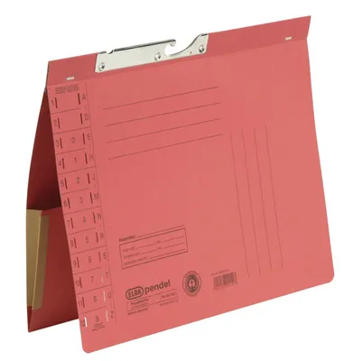 Image de Classeur à levier ELBA avec pochette, DIN A4, carton manila, rouge - pour le marché : D - L - A - CH - 50 pièces (90433 RO)