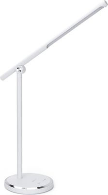 LED Schreibtischlampe 8W dimmbar 3000k bis zu 6000K - weiß - zusammenfaltbar
