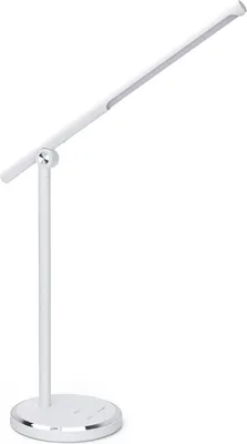 Produktbild von LED Schreibtischlampe 8W dimmbar 3000k bis zu 6000K - weiß - zusammenfaltbar
