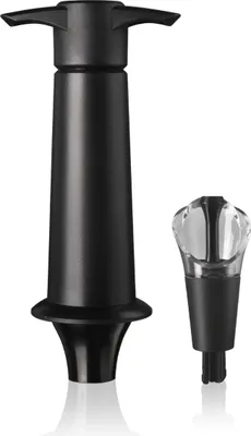 Obrázek produktu pro Vacu Vin Wine Pump - s nalévačem vína a zátkou - Wine Saver - Black