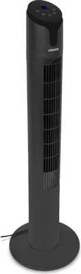 Produktbild von Hochwertiger Turmventilator – 110 cm – 3 Geschwindigkeitsstufen – Schwarz | Inklusive Fernbe-dienung