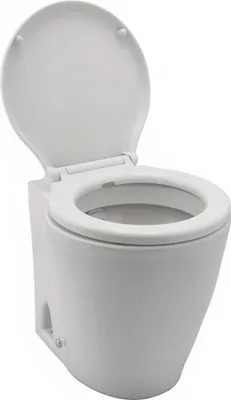 Produktbild von elegante elektrische Bootstoilette Marine Toilette Camping Toilette mit verdecktem Zerhacker 12 V