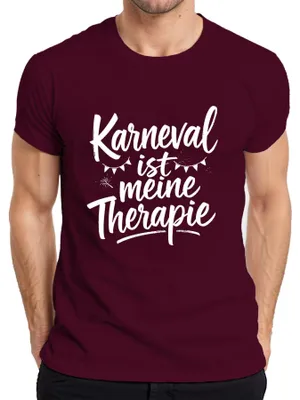Imagen del producto de Camiseta para hombre, color burdeos, talla L. Ideal para Carnaval, fiestas, regalos y para divertirse
