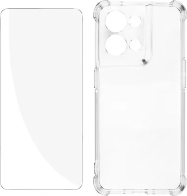 Produktbild von Avizar, Schutz-Set, Hülle + Schutzfolie für Oppo Reno 8 5G, Transparent