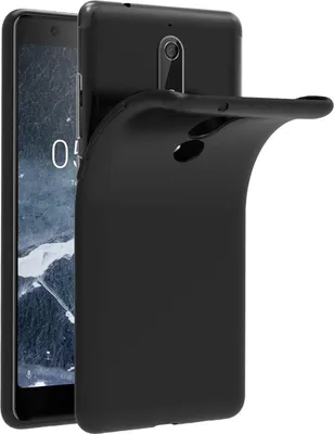Zdjęcie produktu dla Silikonowe etui na telefon komórkowy Nokia 5.1 Protective Cover Matt Black Backcover