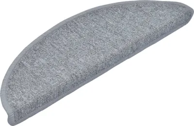 Produktbild von vidaXL 15 Stk. Treppenmatten Hellgrau 56 x 17 x 3 cm