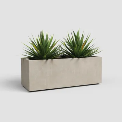 Produktbild von Artevasi Pflanzkasten Sydney Kunststoff 80 x 30 cm creme
