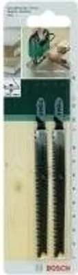 Produktbild von Bosch 2 609 256 727, Stichsägeblatt, Holz, Hartstahl (HCS), Schwarz, Grau, Edelstahl, 9,3 cm, 8 - 13