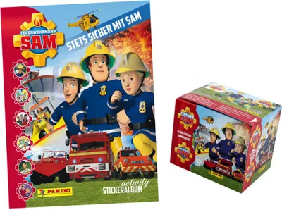 Produktbild von Panini Feuerwehrmann Sam 2 - Sammelsticker - 1 Album + 1 Display (36 Tüten Sticker)
