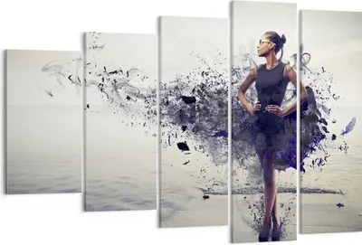 Produktbild von Bild auf Leinwand - Leinwandbild - Afrika modell schönheit komposition - 150x100cm - Wand Bild - Wanddeko - Leinwanddruck - Bilder - Kunstdruck - Leinwand bilder - Wandkunst - EG150x100-2623