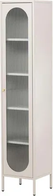 Zdjęcie produktu dla FURNLUX Showcase Cali Beige 37cm / Hauptfarbe: Beige / Abmessungen: 37 x 35 x 180 cm