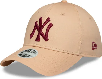 Produktbild von New Era Women MLB 9FORTY Cap Metallic Logo New York Yankees pastell pink