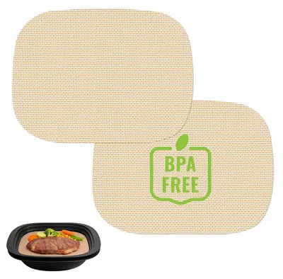 Produktbild von 2 wiederverwendbare Backbleche für den Thermomix TM7 Varoma – Antihaft-Backpapier, hitzebeständig bis 250 °C – BPA-frei, spülmaschinenfest, Zubehör für den Thermomix TM7