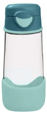 sport spout 450ml bottle - emerald forest - b.box for kids