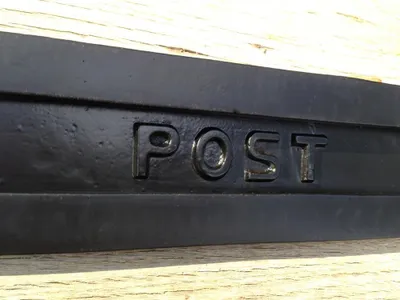 Produktbild von Briefschlitz rostfrei - großer Briefeinwurf für antike Haustüren - Briefkasten