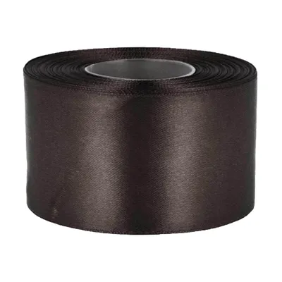 27m Satinband 50mm Dekoband quarugrau