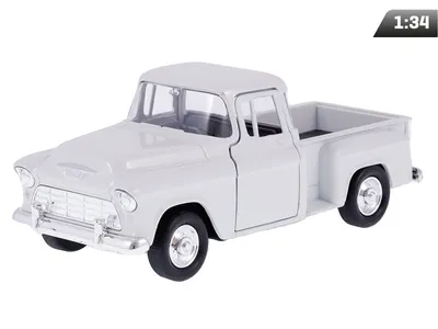 Zdjęcie produktu dla Model 1:34, 1955 Chevrolet Stepside Pick Up, biały (A00880CHSB)