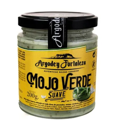Zdjęcie produktu dla Mojo Verde Suave Argodey Fortaleza 200g. Tradycyjny sos kanaryjski Mojo Verde Suave.