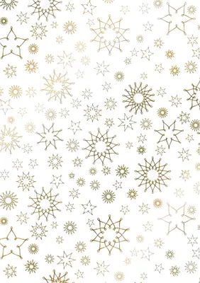 Produktbild von HEYDA Transparentpapier Stardust Rollen 50 x 70 cm weiss/goldfarben