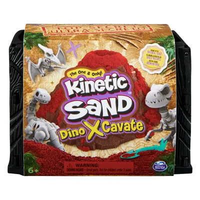 Produktbild von Kinetic Sand Dino X Cavate - Magischer Spielsand, der zum Leben erwacht