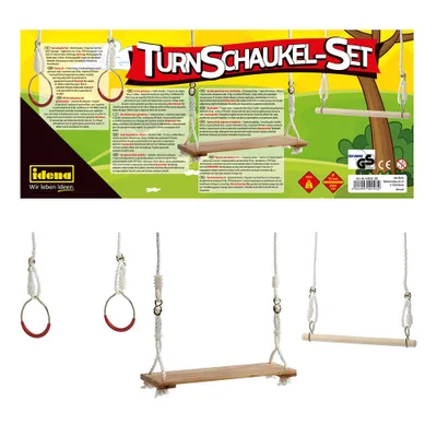Produktbild von Idena Turnschaukel-Set mehrfarbig Holz