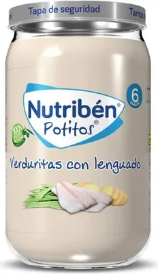 Immagine prodotto di Vasetto di verdure con sogliola Nutribén 235 g