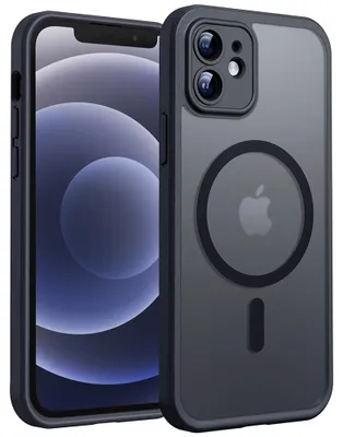 Obrázek produktu pro Techsuit – pouzdro PureFrost MagSafe pro iPhone 12 – matná černá