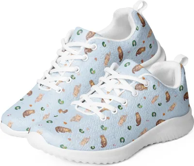 Produktbild von Mr. & Mrs. Panda Sneaker Damen Otter Muschel Größe 40 1/2 - Blau - Geschenk, Bunt, Trainingsschuh, Motivation, Sportschuh, Träumen, Fitnessschuh, Seeotter