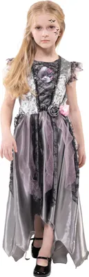 Produktbild von Geisterprinzessin Geisterbraut Kinder Halloween Karneval Fasching Kostüm 164