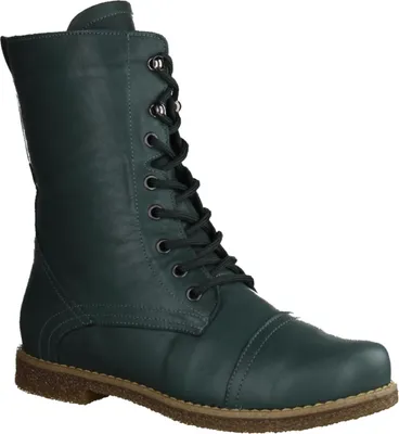 Produktbild von Andrea Conti 0348760112 Damen, Schnürstiefelette, Bottle (grün), Leder, Topp - Damenschuhe Top Trends, Grün, leder, absatzhöhe: 10 mm